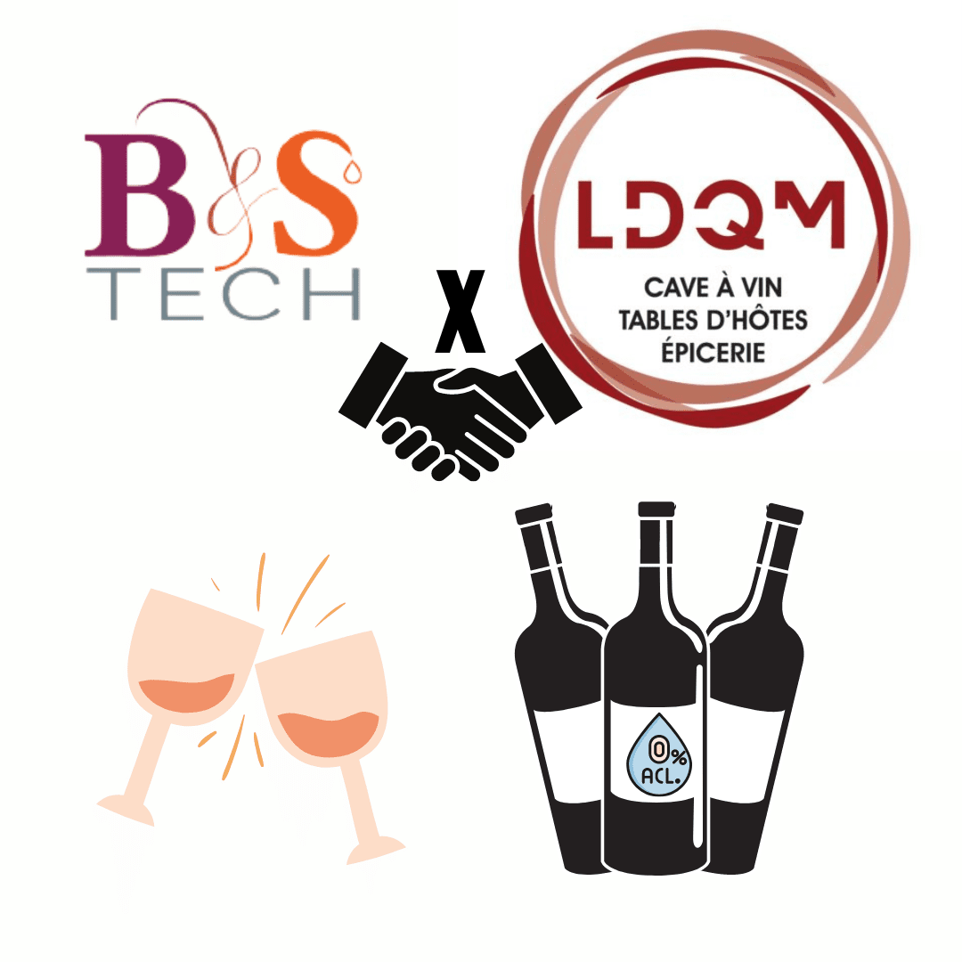 PRESS RELEASE :  Les Domaines Qui Montent relies on B&S Tech's expertise to launch alcohol-free corners in their channel